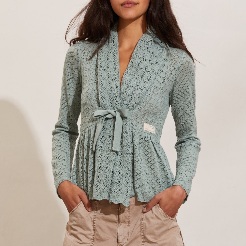 Odd Molly Can-Can Cardigan Black NWT Size 2 Medium